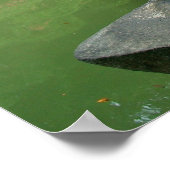 アジア、日本、京都。禅園 ポスター (角)