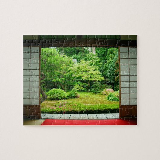 アジア, 日本, 京都. 禅庭園 2 ジグソーパズル (横)