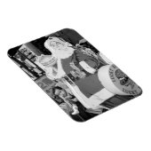 アジア、日本、函館。日本のサンタクロース マグネット (右側)