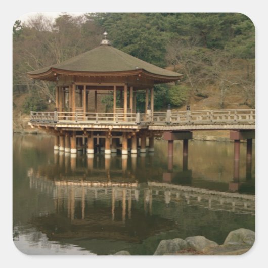 アジア・日本・奈良・奈良の寺院 スクエアシール (正面)