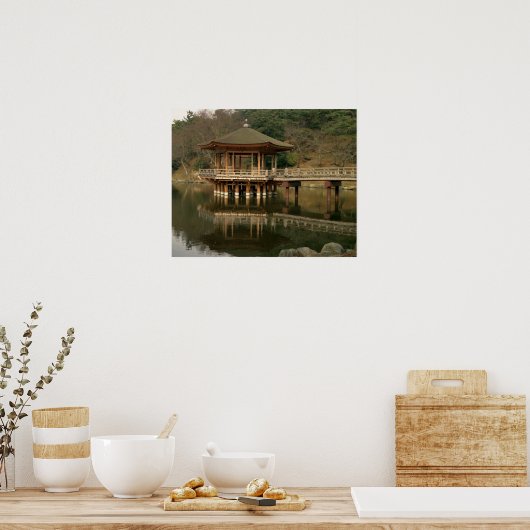 アジア・日本・奈良・奈良の寺院 ポスター (キッチン)