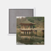 アジア、日本、奈良、奈良の寺院 マグネット (正面/裏面)