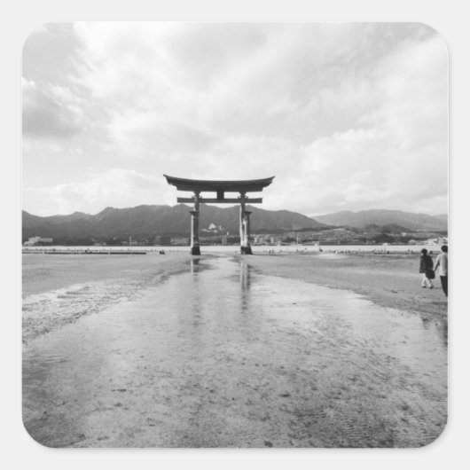 アジア、日本、宮島。トリゲート スクエアシール (正面)