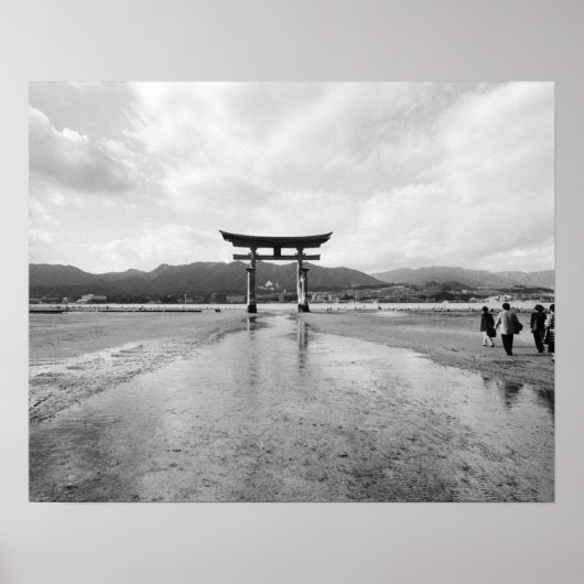 アジア、日本、宮島。トリゲート ポスター (正面)