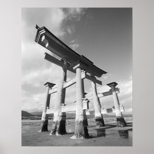 アジア、日本、宮島。トリゲート。 ポスター (正面)