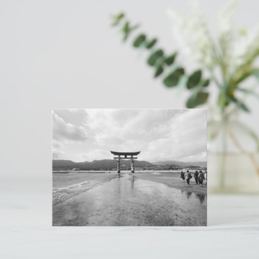 アジア、日本、宮島。トリゲート ポストカード (スタンド正面)