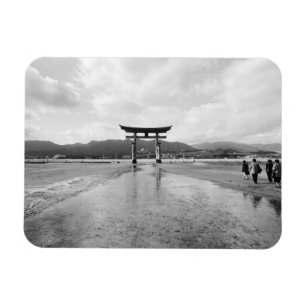 アジア、日本、宮島。鳥居の門 マグネット