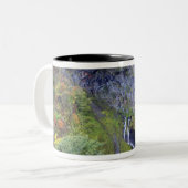 アジア、日本、日光。日光華厳滝 ツートーンマグカップ (正面左)