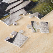 アジア、日本、東京。ザ日本のガーデン ジグソーパズル (側面)