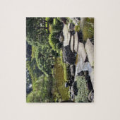 アジア、日本、東京。ザ日本のガーデン ジグソーパズル (縦)