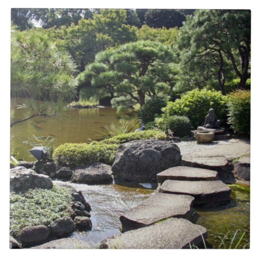 アジア、日本、東京。ザ日本のガーデン タイル (正面)