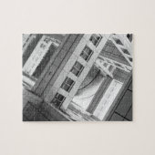 アジア、日本、東京。フジテレビ建物お台場 ジグソーパズル (横)