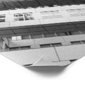 アジア、日本、東京。富士テレビ建物お台場 ポスター (角)