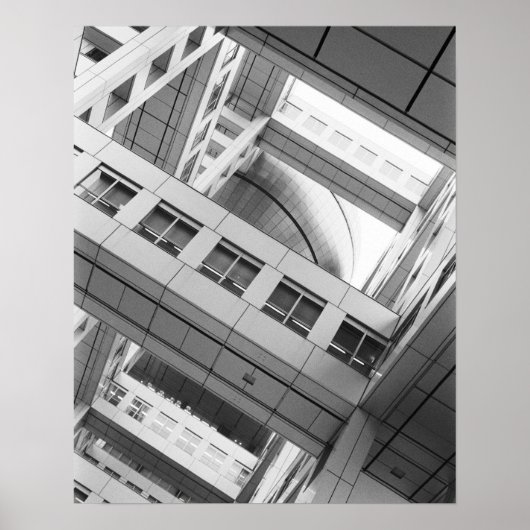 アジア、日本、東京。富士テレビ建物お台場 ポスター (正面)