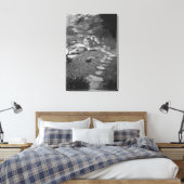 アジア，日本，東京，詳細，皇居 キャンバスプリント (インサイチュ (寝室))