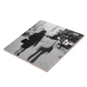 アジア、日本、東京。銀座の若い女性たち。 タイル (側面)