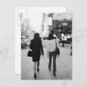 アジア、日本、東京。銀座の若い女性。 ポストカード (正面/裏面)