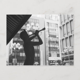 アジア、日本、東京。音楽像渋役 ポストカード