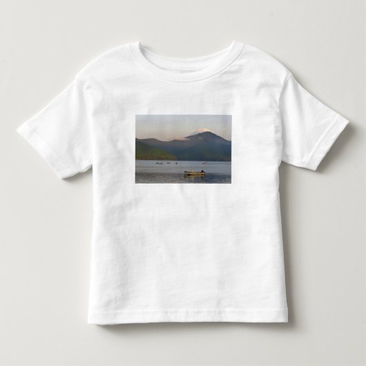 アジア, 日本, 箱根. 早朝の富士山 トドラーTシャツ (正面)