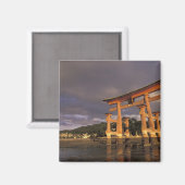 アジア、日本、西部本州、宮島 マグネット (正面/裏面)