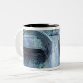 アジア、日本、鎌倉、光徳寺素晴らし、 ツートーンマグカップ (正面左)