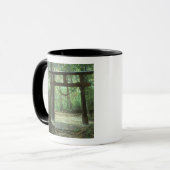 アジア、日本、鹿児島、屋久島、山 マグカップ (正面左)