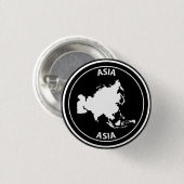 アジア 缶バッジ (正面&裏面)