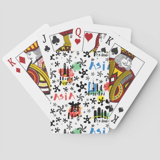 アジア |記号パターン トランプ (裏面)
