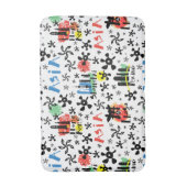 アジア|記号パターン バスマット (正面縦)