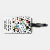 アジア|記号パターン ラゲッジタグ (裏面横)