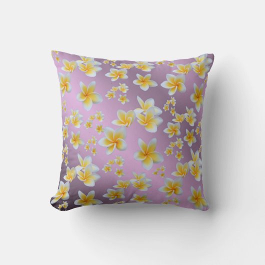 アジア,黄,白,開花,明るい,金ゴールド,フローラ クッション (正面)