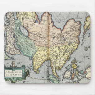アジア 1592年のヴィンテージの地図 マウスパッド