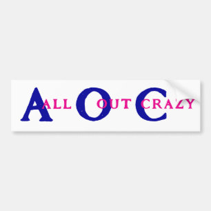 アジェンダの極上の熱狂するリーダーALL OUT CRA バンパーステッカー
