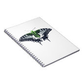 アジェンダー国旗アゲハチョウ蝶 ノートブック (右側)