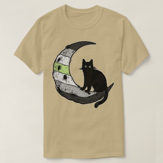 アジェンダー・キャット・ムーン Tシャツ (デザイン正面)