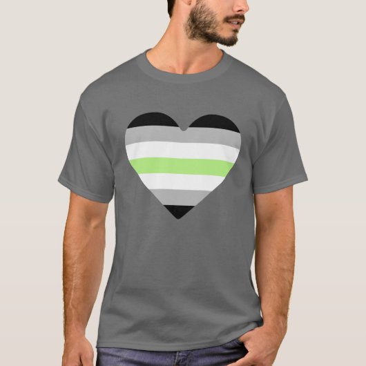 アジェンダー ハート Tシャツ (正面)