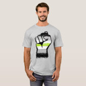 アジェンダー プライド フィスト Tシャツ (正面フル)