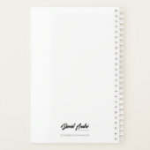 アジェンダ・デミ・ドゥイル プランナー手帳 (裏面)