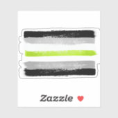 アジェン絵を描ダプライド旗 シール (シート)