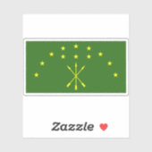 アジェ共和国国旗 シール (シート)