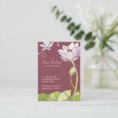 アジエレガントアレンスヨガまたはスパ 名刺 (スタンド正面)