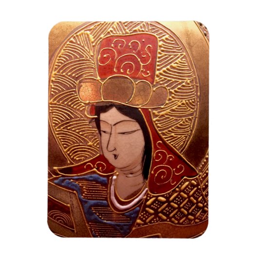 アジエレガントア女性 マグネット (縦)