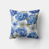 アジサイとさくらんぼ開花 クッション (裏面)