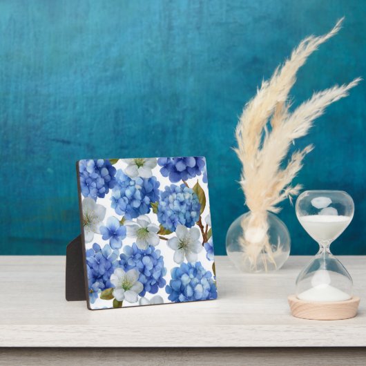 アジサイとさくらんぼ開花 フォトプラーク (インサイチュ)