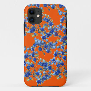 アジサイとオレンジ iPhone 11 ケース