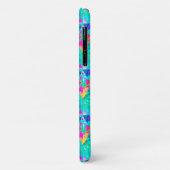 アジサイとブルーのガーデンキルトペインティング Case-Mate iPhoneケース (裏面/左)
