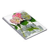 アジサイとメイソン・ジャー ノートブック (右側)