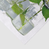 アジサイとメイソン・ジャー 薄葉紙 (詳細)