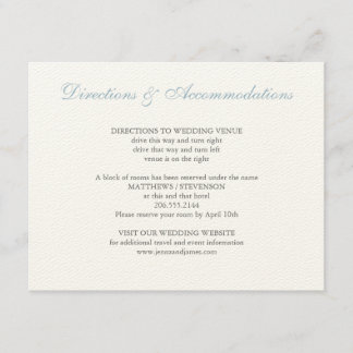 アジサイのウェディング　インサート エンクロージャーカード