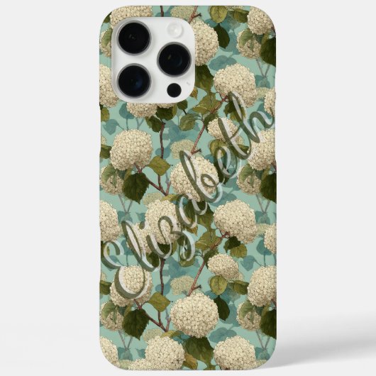 アジサイのカスタムフォトiPhoneケース ギフトにぴったり Case-Mate iPhoneケース (裏面)